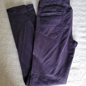 Purple American Eagle Jeggings